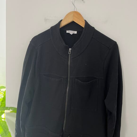 Good American Black Sweat Jumpsuit Size 6 / 3X - Picture 2 of 8